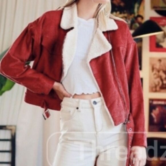 Corduroy Moto Jacket - Picture 1 of 13